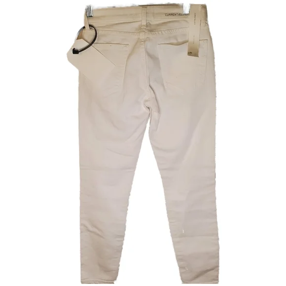 Current Elliott Stilleto Clean White Skinny Jeans - Picture 8 of 11